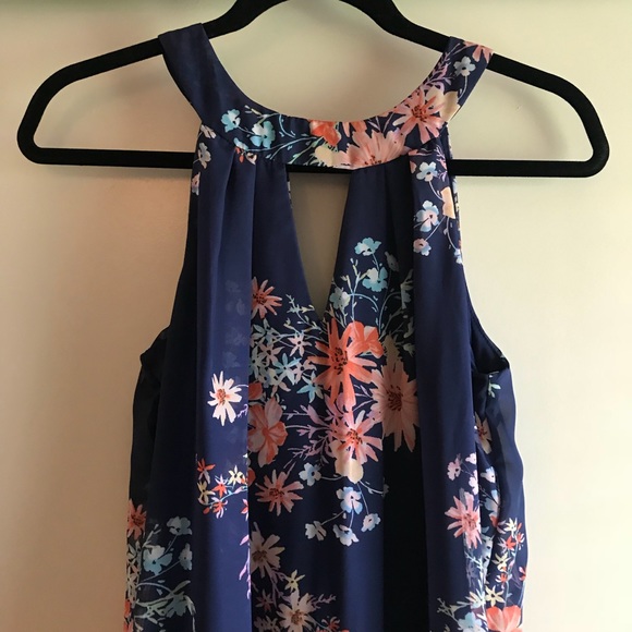 Floral spring dress. Size S - Picture 3 of 6